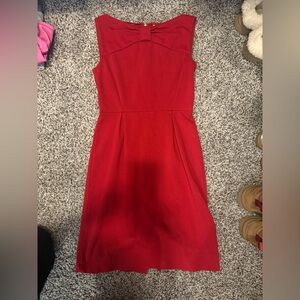 kate spade Red Zippered Sheath Dress
